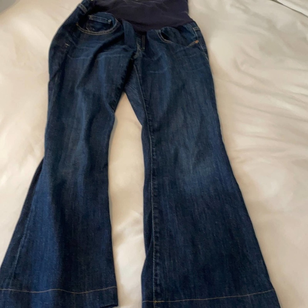GAP Maternity Jeans 27/4 Ankle WIDE LEG